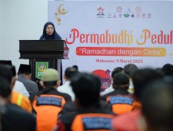 Bulan Ramadhan, Melinda Aksa dan Permabudhi Sulsel Salurkan Sembako untuk Petugas Kebersihan