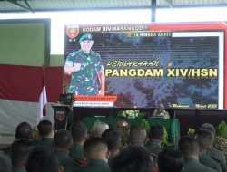 Pangdam XIV/Hasanuddin Laksanakan Kunjungan Kerja ke Wilayah Korem 143/HO