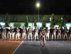 Gelar Patroli Garnisun, Kodim 1408/Makassar: Antisipasi Tawuran dan Balapan Liar Selama Ramadhan