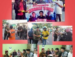 Gandeng Mitra Kerja, Mapress Berbagi Takjil di Jalan dan Beri Santunan ke Panti Asuhan