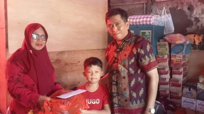 Wujud Kepedulian, SDI Rappokalling II Berikan Bantuan ke Posko Kebakaran di Jalan AR Daeng Ngunjung II