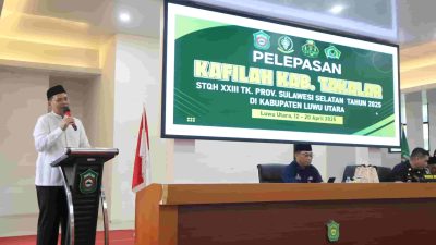 Lepas Kafilah STQH 2025, Wali Kota Makassar Harap Raih Juara