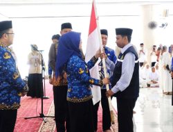 Husniah Talenrang Lepas Ratusan Jemaah Calon Haji Gowa