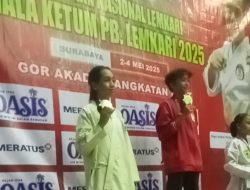 Alou Maira Aspar, Siswi SMPN 1 Makassar Borong 2 Juara di Kejurnas Karate Lemkari di Surabaya