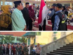 Dandim 1426 Bersama Forkopimda Hadiri Pelepasan CJH Asal Takalar