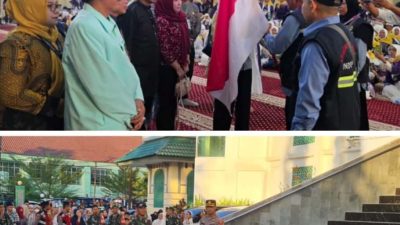 Dandim 1426 Bersama Forkopimda Hadiri Pelepasan CJH Asal Takalar