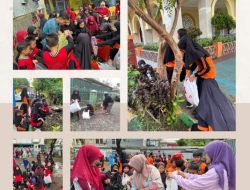 Peduli Kesehatan dan Lingkungan Sekitar, Guru dan Siswa SDN Minasa Upa Gelar Senam Bersama dan Bakti Sosial