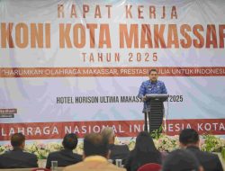 Wali Kota Munafri Dorong KONI Makassar Maksimalkan Peran Sosial Olahraga dan Prestasi