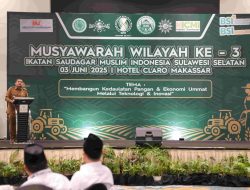 Hadiri Muswil ISMI Sulsel, Wali Kota Munafri Ajak Saudagar Muslim Bangun Ekonomi Kota