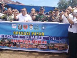 Pantau Harga, Dandim 1426/Takalar Bersama Forkopimda Sidak Pasar Tradisional