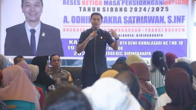 Gelar Reses di Tiga Titik, Odhi Cakra Satriawan Serap Aspirasi Warga Kecamatan Biringkanaya