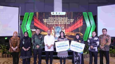 Peduli Pekerja Rentan, Pemkot Makassar Raih Juara I Paritrana Award