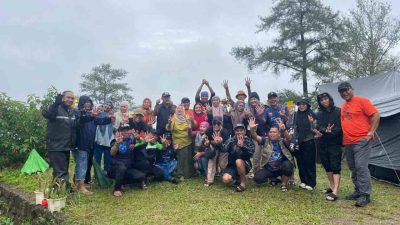 Syiar dengan Suasana Alam Terbuka Bersama Camping dan Touring X Smandel Makassar