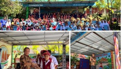 Laksanakan Secara Sederhana, SDN Minasa Upa Lepas 99 Siswa Kelas VI di Halaman Sekolah