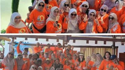 Angkatan 85 Smandel Makassar Merajut Kebersamaan di Pantai Bira Bulukumba