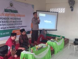 Wakili Kapolsek Bontoala, Panit Binmas Hadiri Kegiatan Matsama di Ponpes Al-Nadhlah Makassar