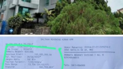 KPR Nasabah Membengkak, Bank BTN Makassar Bungkam Seribu Bahasa