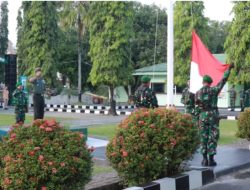 Pimpin Upacara Bendera di Hari Senin, Dandim 1426/Takalar Ingatkan Disiplin, Semangat Kebersamaan dan Profesionalisme