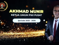 Raih 52 Suara, Akhmad Munir Terpilih Jadi Ketua Umum PWI Periode 2025-2030
