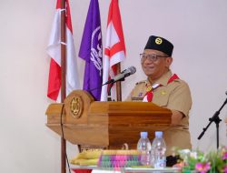 Lakukan Pengukuhan, Andy Azis Harap Kwarran Bontomarannu Sinergi dengan Program Pemkab Gowa