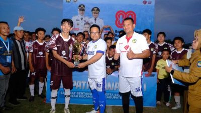Tutup Turnamen Sepak Bola, Wabup Gowa: Bupati Cup Jadi Ajang Cetak Pemain Muda Berbakat