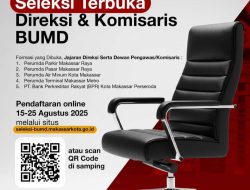 Pemkot Makassar Buka Pintu Cari Nahkoda Baru Direksi Perusda