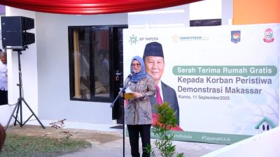 Empat Warga Korban Demonstrasi Makassar Kini Miliki Rumah di Gowa