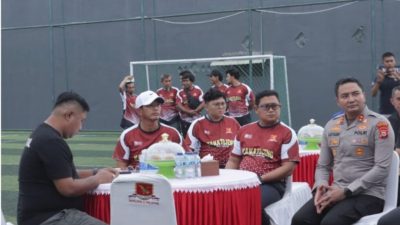Resmi Bergulir, Dansat Brimob Polda Sulsel Buka Turnamen Kanatojeng Cup 2025
