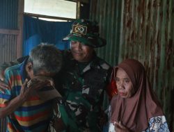 Dansatgas TMMD ke-126, Dandim 1426/Takalar Tinjau Rumah Tidak Layak Huni Warga yang Akan Direhab