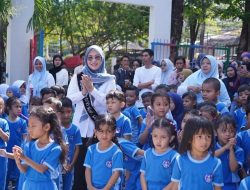 Bunda PAUD Gowa Ajak Anak-anak Biasakan Cuci Tangan Sejak Dini