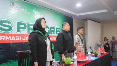Didampingi Kadis Kominfo, Munafri Ajak HMI Kolaborasi Bangun Kota Makassar