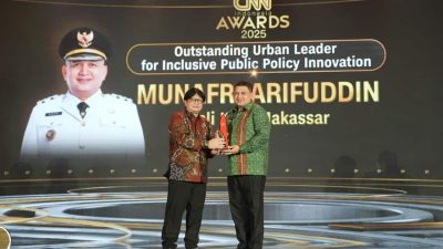 Kota Makassar Raih Dua Penghargaan di CNN Indonesia Award 2025