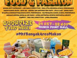 Hadirkan Konsep Baru, MTF Market ‘Monster Land’ Hadirkan Festival Kuliner dan Fashion di Pipo Makassar
