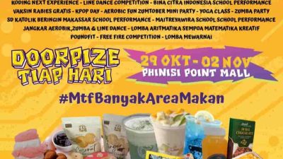 Hadirkan Konsep Baru, MTF Market ‘Monster Land’ Hadirkan Festival Kuliner dan Fashion di Pipo Makassar