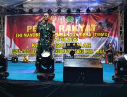 Ribuan Warga Padati Pesta Rakyat TMMD ke-126, Kodim 1426/Takalar: TNI Selalu Dihati Rakyat