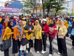 Guru dan Staf SMPN 40 Ikuti Semarak Jalan Santai HUT Kota Makassar ke-418