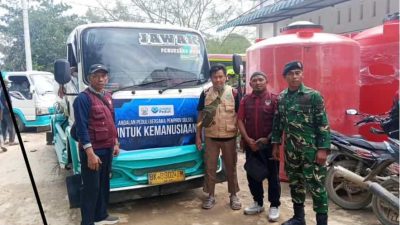 Gubernur Sulsel Salurkan Tiga Truk Air Bersih Siap Minum untuk Korban Banjir di Aceh Tamiang