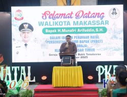 Di Perayaan Natal PKBGT, Munafri Tegaskan Pentingnya Jaga Harmoni Antar Umat Beragama