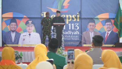 Hadiri Milad ke-113, Munafri Ingin Pemkot Makassar – Muhammadiyah Perkuat Sosial dan Ekonomi Bangun Kota