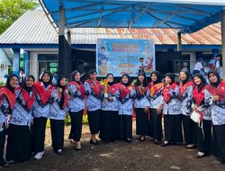 SMPN 8 Makassar Juara I Lomba Paduan Suara di HUT PGRI se-Kecamatan Manggala