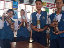 Libatkan 33 Kelas, SMPN 3 Makassar Target Produksi 500 Liter ECO Enzyme