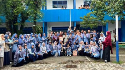 Kepsek H Ahmad Lamo dan Dua Guru Resmi Purna Bakti, Mahyuddin Jabat Plt Kepala SMPN 40 Makassar