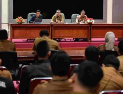 Pimpin Rapat Perdana, Salim Basmin Tekankan Diskominfo Sulsel Perkuat Sinergi Media dan OPD