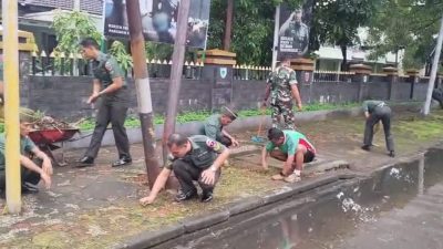 Tindaklanjuti Arahan Presiden Prabowo, Pangdam XIV/Hasanuddin Gerakkan Seluruh Satuan Bersihkan Lingkungan