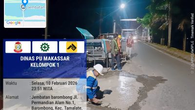 Gerak Cepat Wali Kota Munafri Tangani Jalan Rusak Metro Tanjung Bunga – Barombong