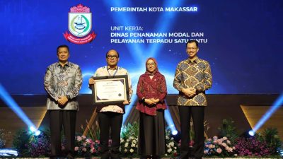 Pertama Kali, DPM-PTSP Kota Makassar Raih Predikat WBK dari Kemenpan-RB