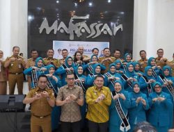 Camat Mariso dan Plt Camat Wajo Hadiri Pelantikan Ketua TP-PKK Kota Makassar