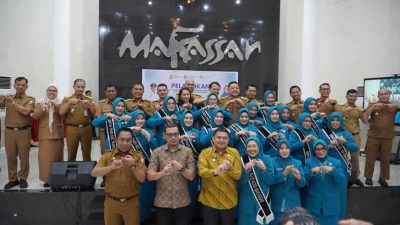 Camat Mariso dan Plt Camat Wajo Hadiri Pelantikan Ketua TP-PKK Kota Makassar