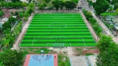 Lapangan Gaspa Palopo Rampung, Gubenur Sulsel: Semoga Jadi Sarana Pola Hidup Sehat Warga
