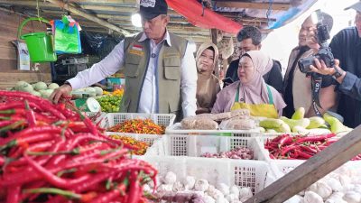 Pengawasan Diperketat, Harga Pangan di Pasar Terong Terjaga Stabil
